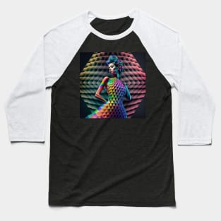 Where the future meets the runway - Futuristic Fashion #2 Baseball T-Shirt